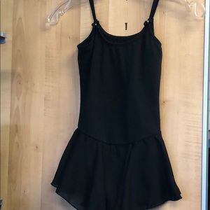 Girls ballet Black Leo with skirt